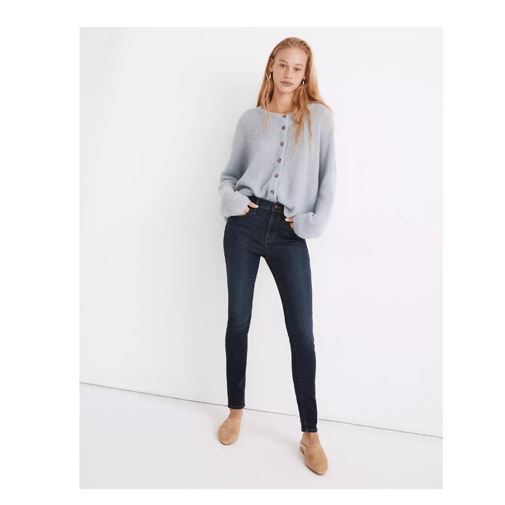 Madewell 10" High-Rise Skinny Jeans in Woodland Wash: TENCEL™ Denim Edition
